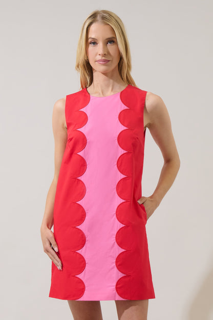 Elliana Color Block Mini Dress