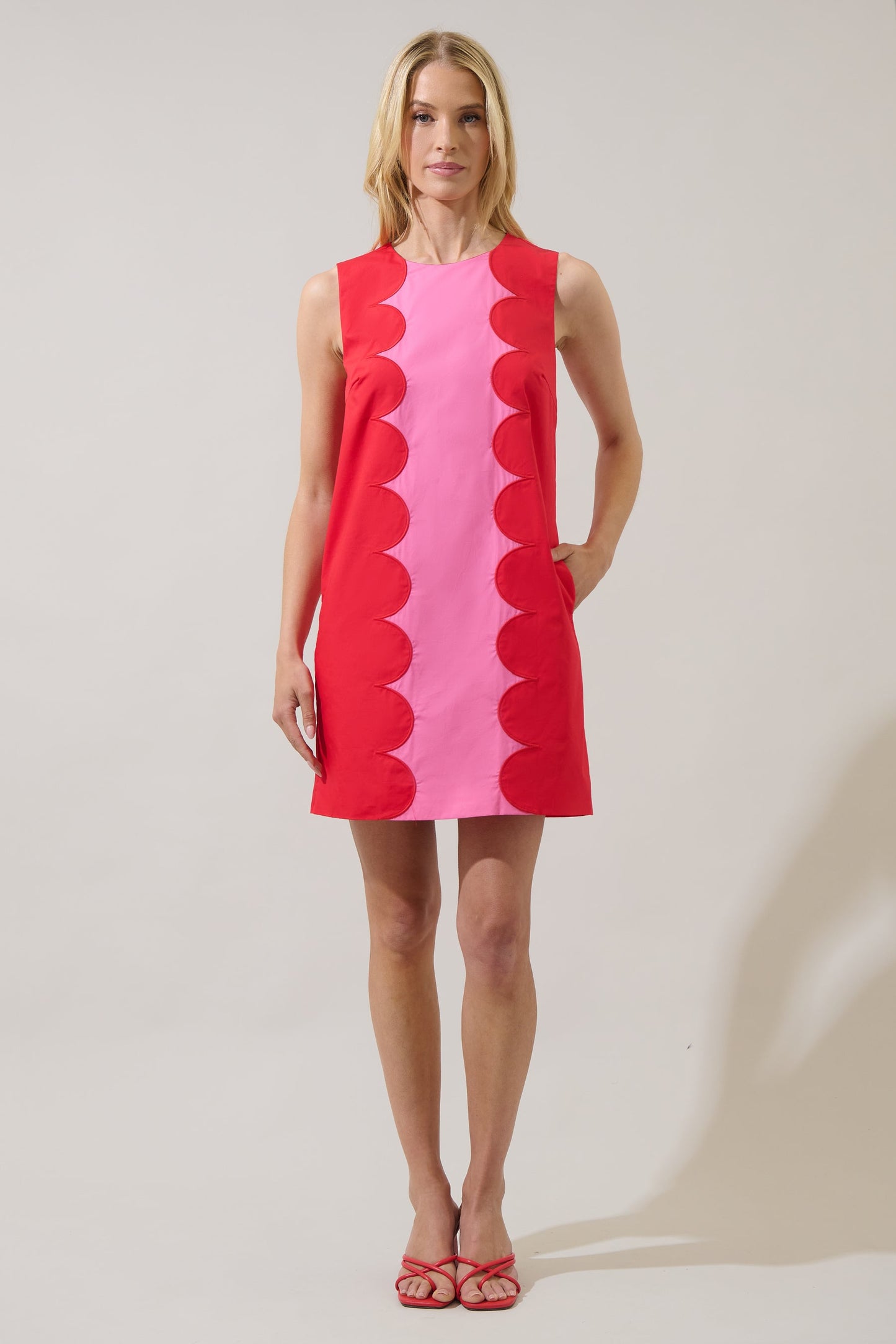 Elliana Color Block Mini Dress