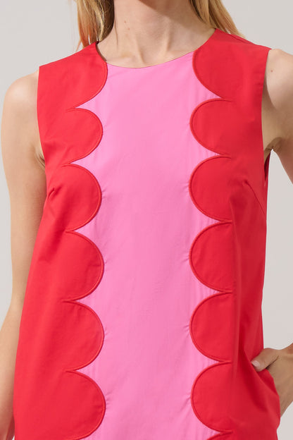 Elliana Color Block Mini Dress