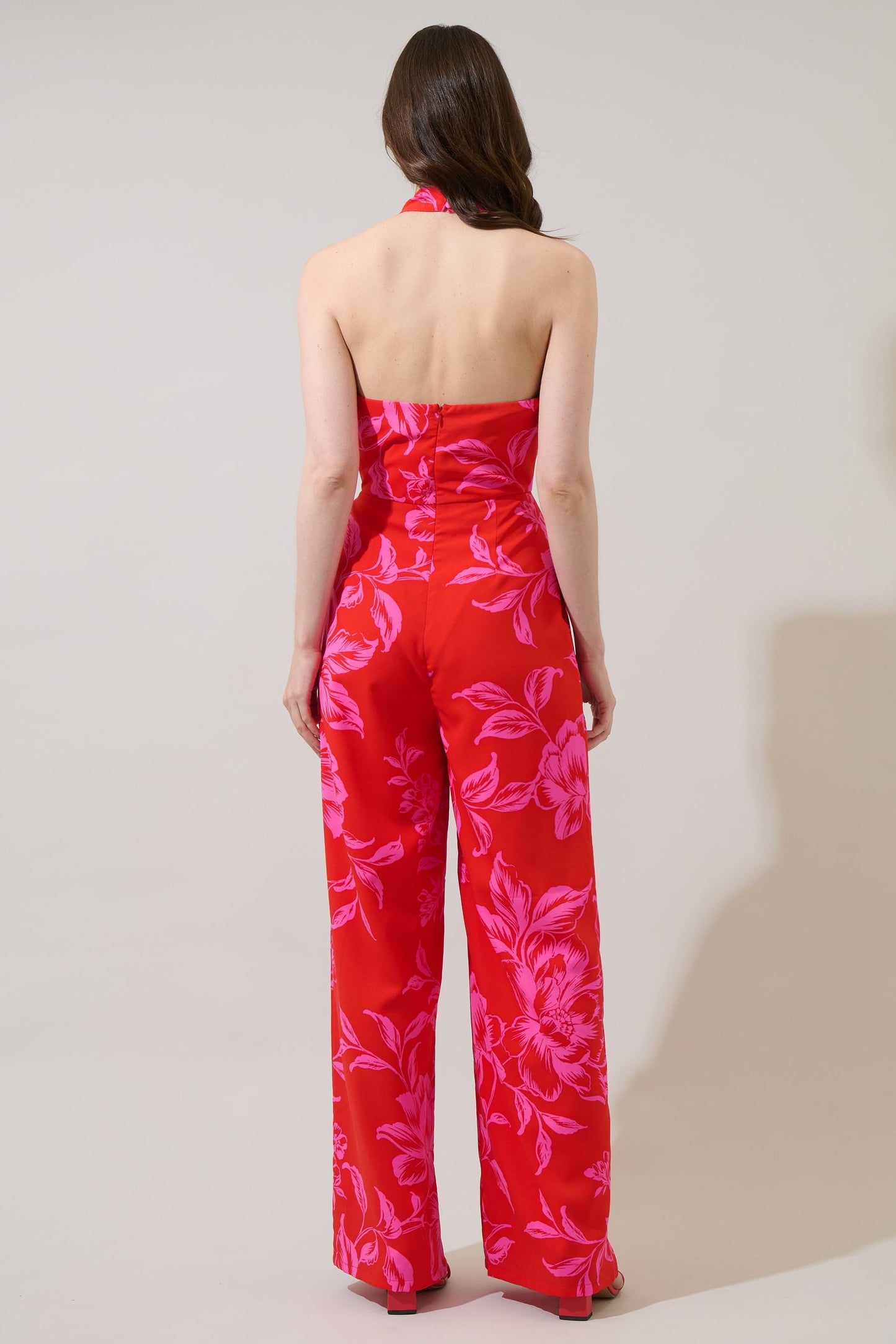 Darline Floral After Hours Halter Jumpsuit