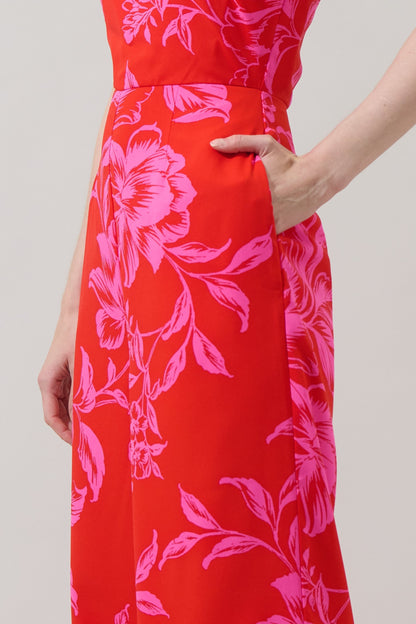 Darline Floral After Hours Halter Jumpsuit