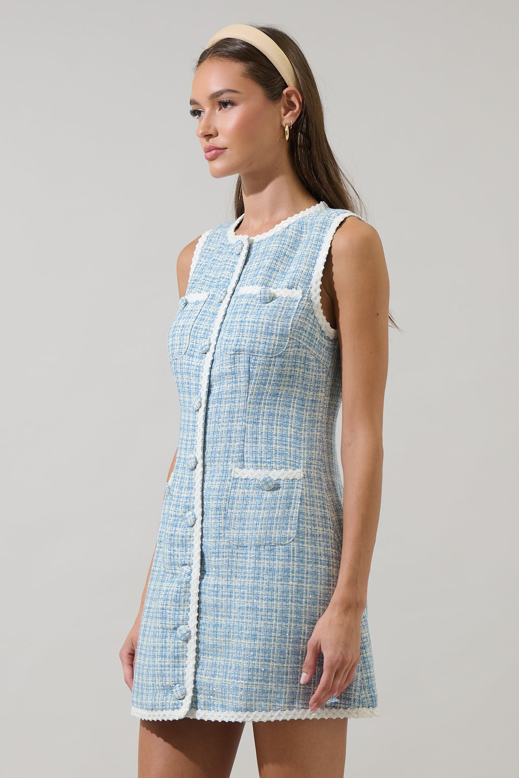 Elviane Tweed Mini Dress