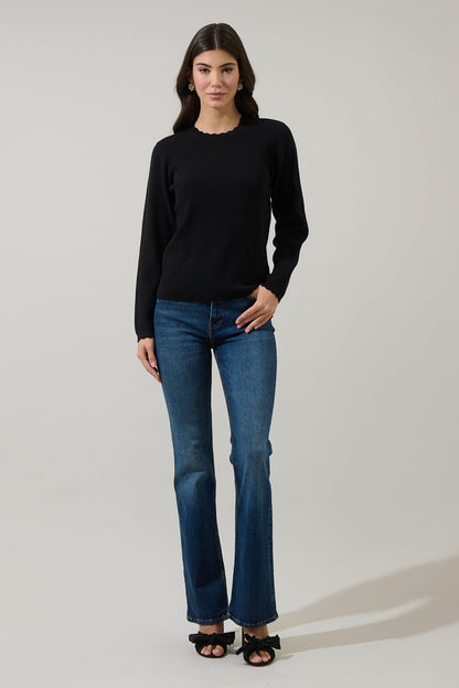 Debby Scallop Sweater