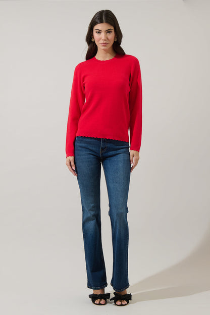 Debby Scallop Sweater