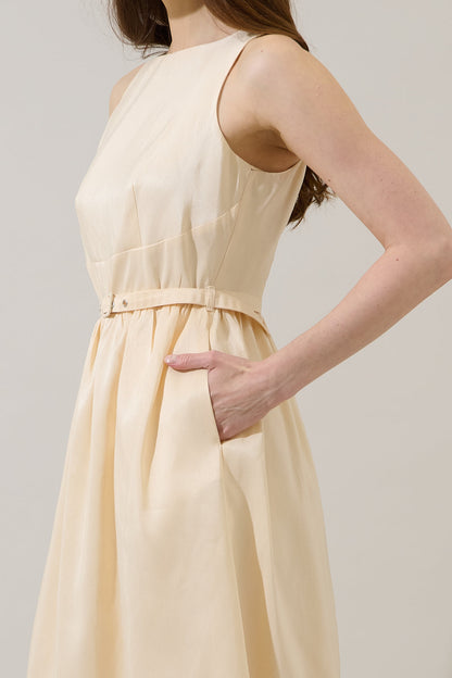 Alani Clio Smocked Midi Dress
