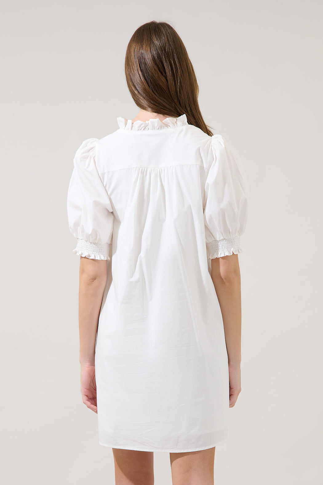 Brisla Ruffle Mini Dress