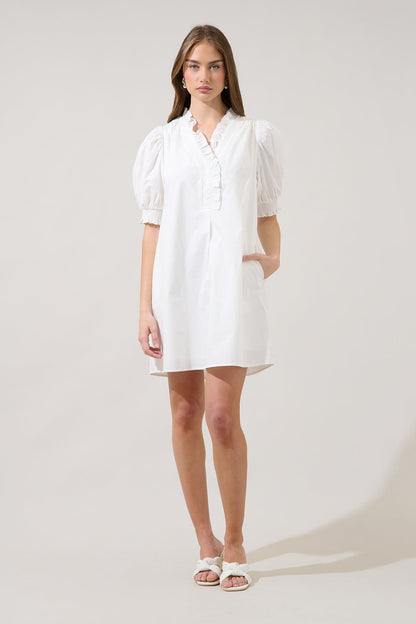 Brisla Ruffle Mini Dress