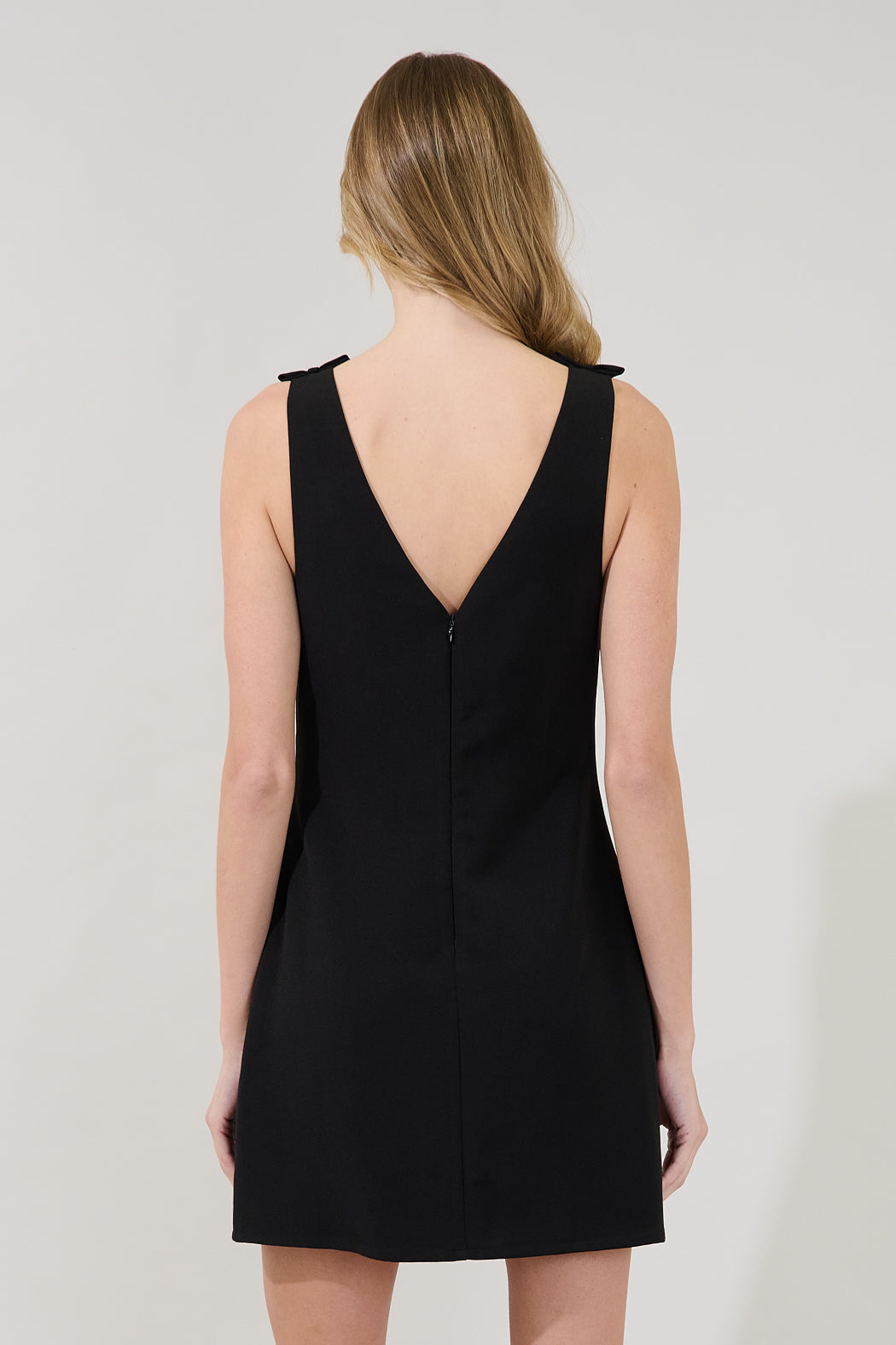 Chelsea Boat Neck Mini Shift Dress