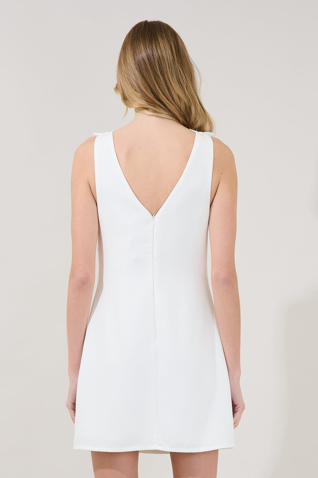 Chelsea Boat Neck Mini Shift Dress