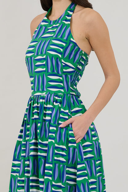 Daine Halter Neck Maxi Dress Marlin