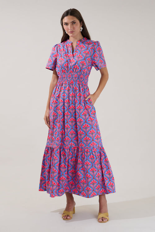 Belraj Poplin Maxi Dress Floral