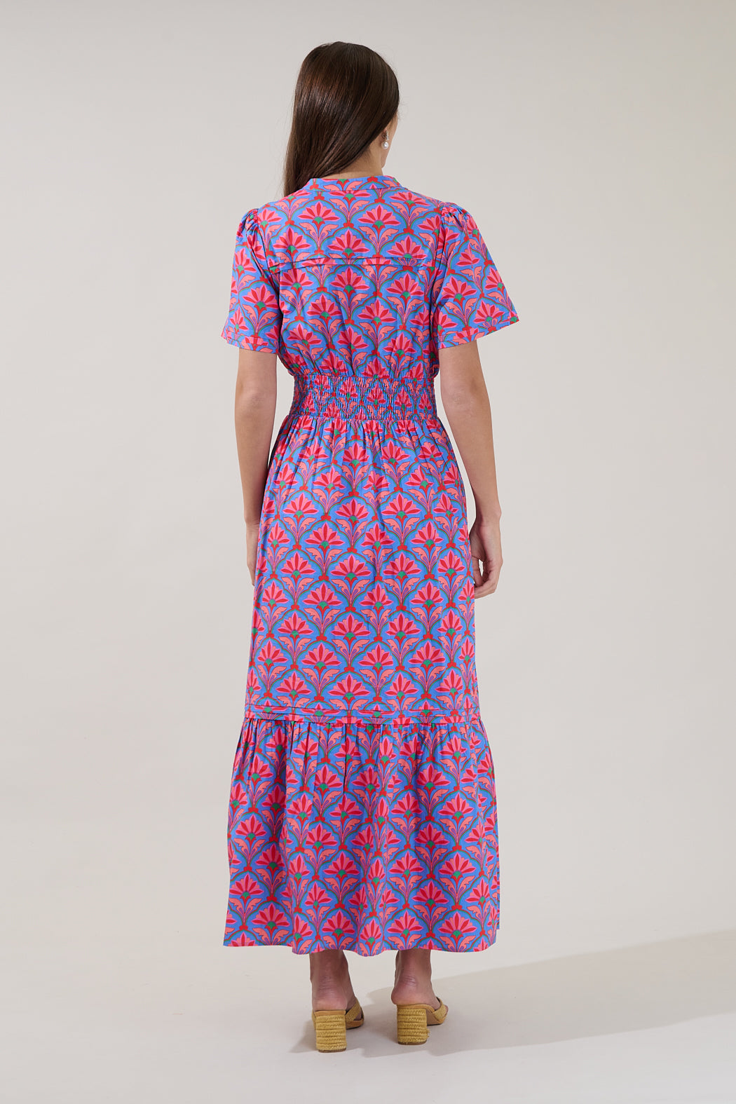 Belraj Poplin Maxi Dress Floral