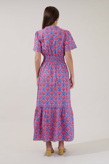 Belraj Poplin Maxi Dress Floral