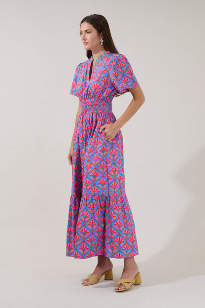 Belraj Poplin Maxi Dress Floral