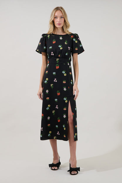 Bloom Midi Dress Remi Garden