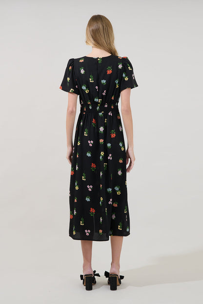 Bloom Midi Dress Remi Garden