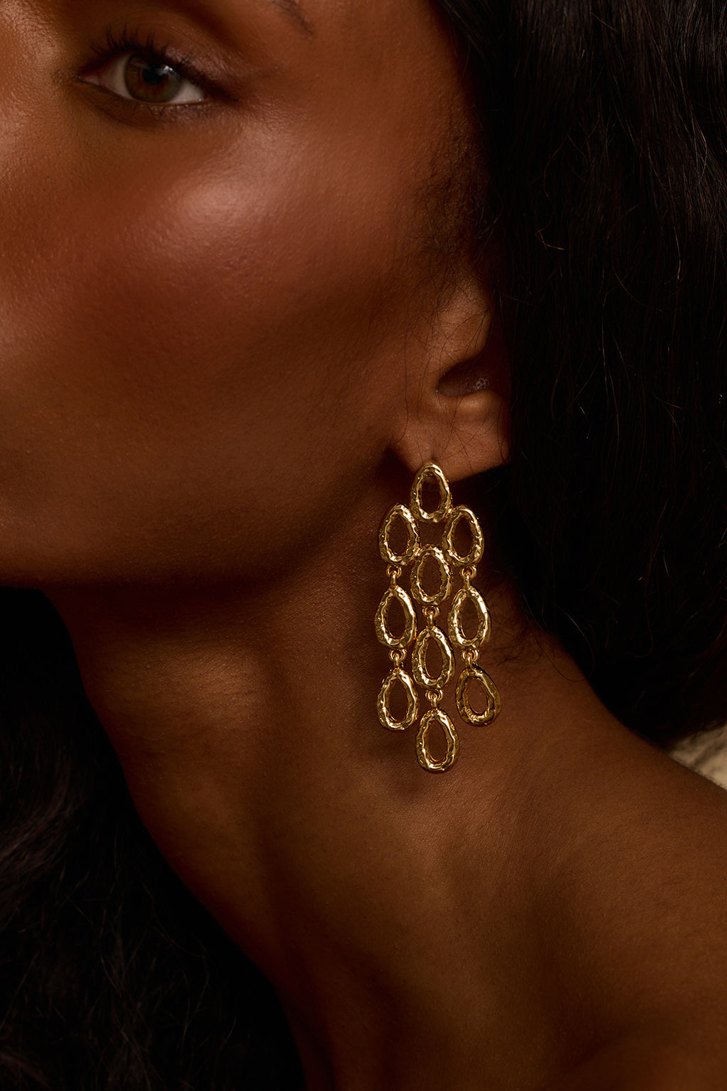 Paula Gold Statement Earrings