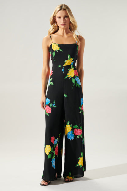 Cheyenne Floral Wide Leg Jumpsuit