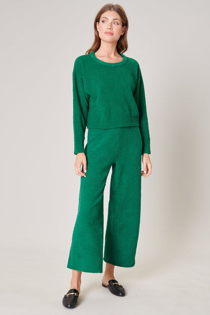 Cloud Nine Fuzzy Cropped Sweater