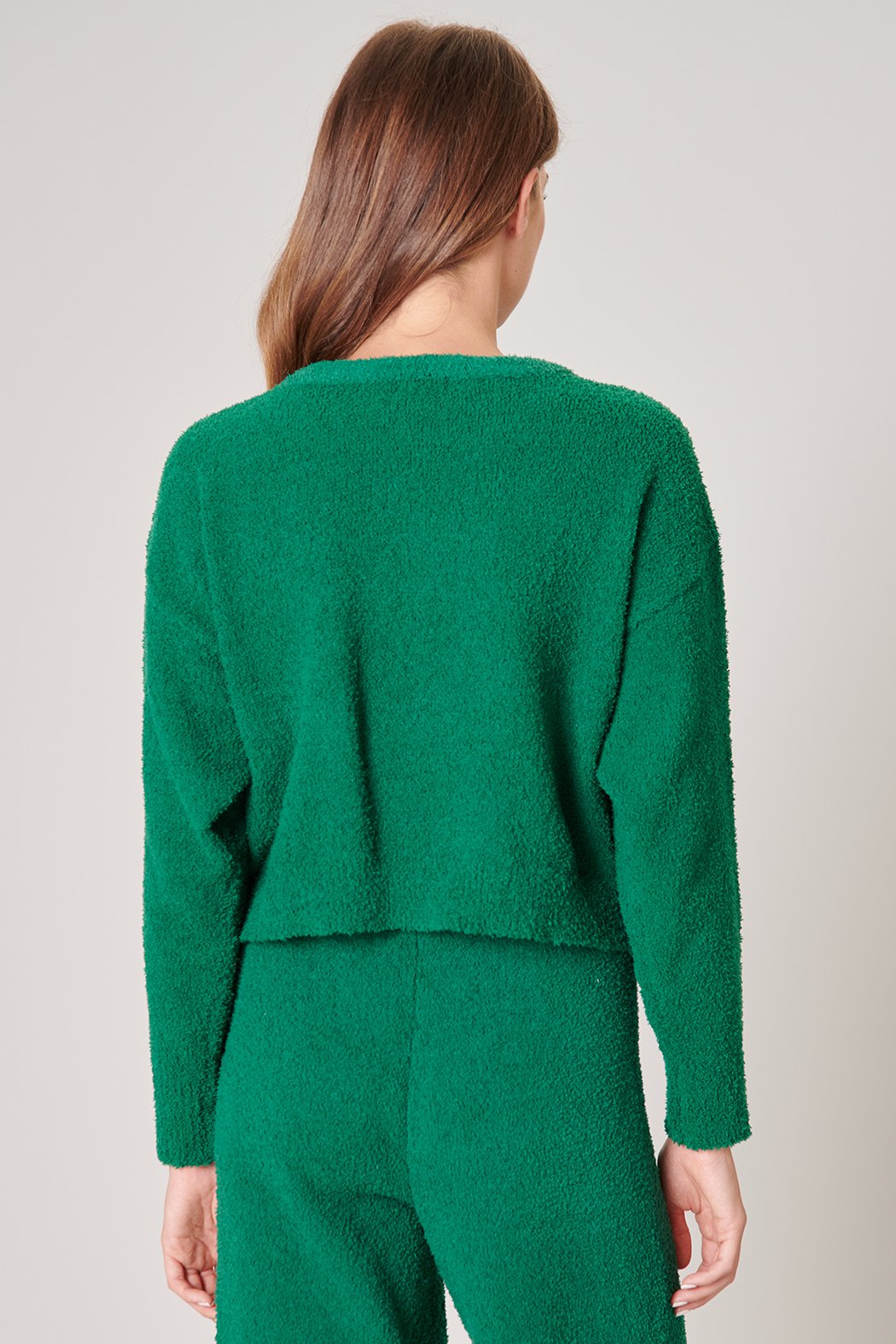 Cloud Nine Fuzzy Cropped Sweater