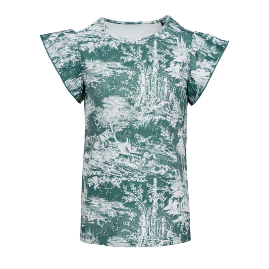 Girl's Huntress Toile Sophia Top