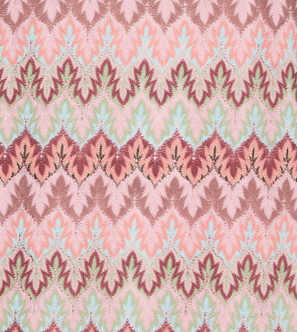 The Bela Dress - Pink Multi Smooth Shimmer Knit