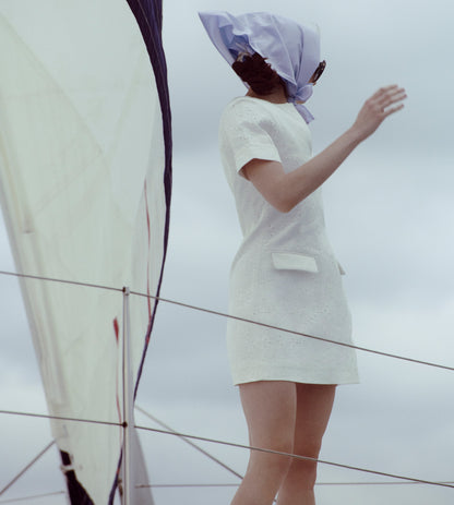 The Renata Dress - Ivory Eyelet