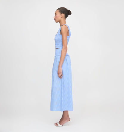 The Azalea Nap Top - Blue Stripe