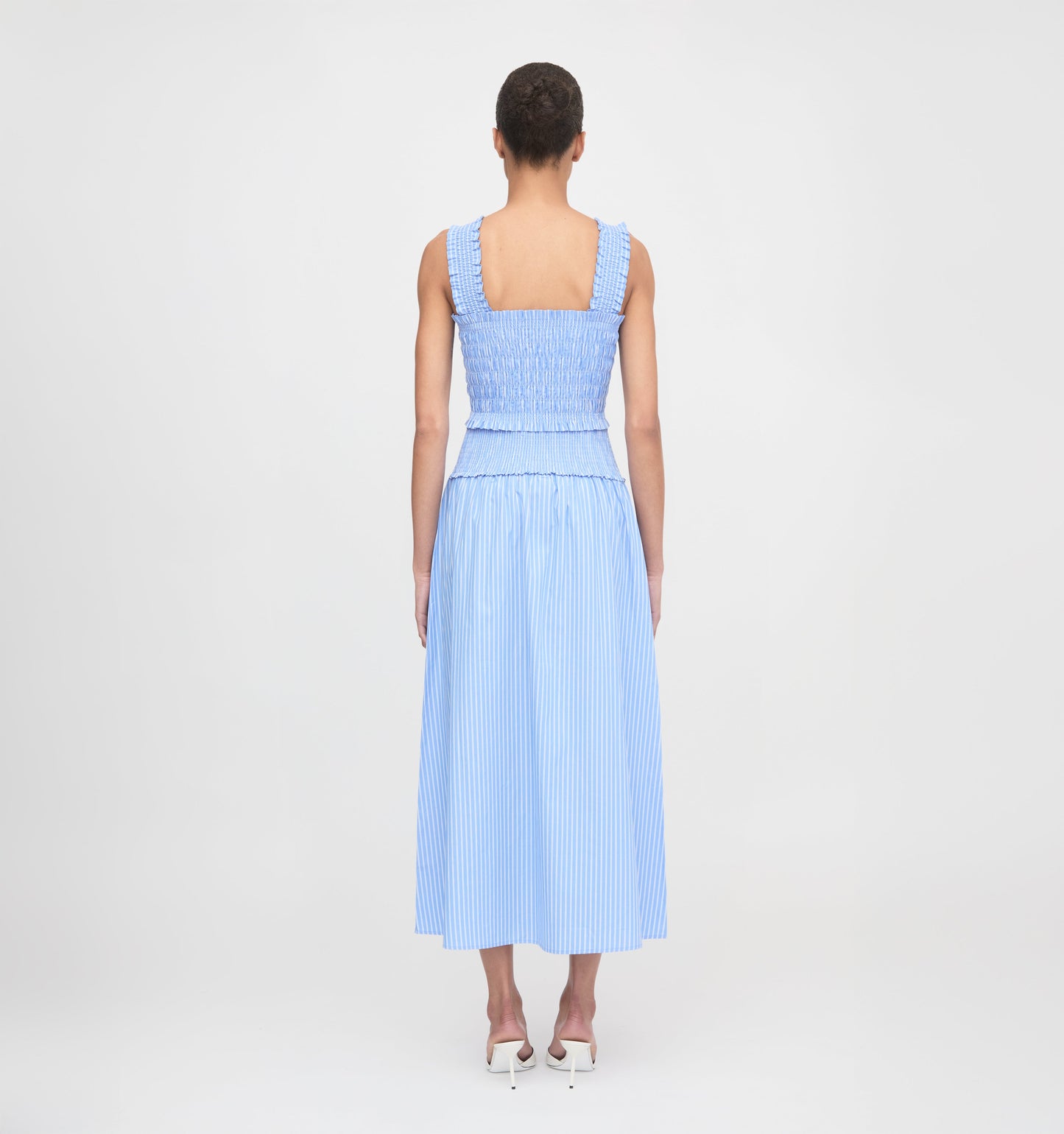 The Azalea Nap Top - Blue Stripe