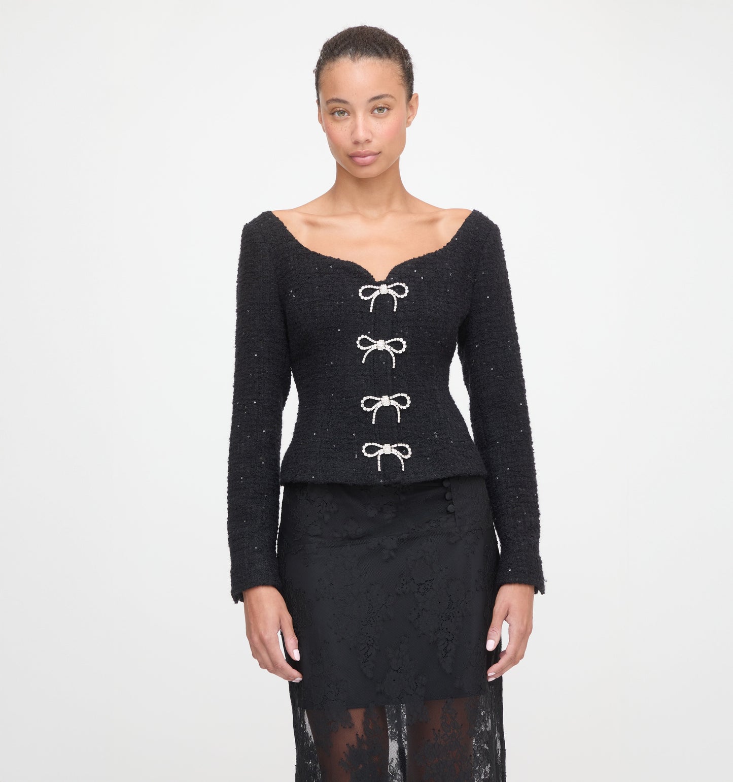 The Lark Skirt - Black Lace
