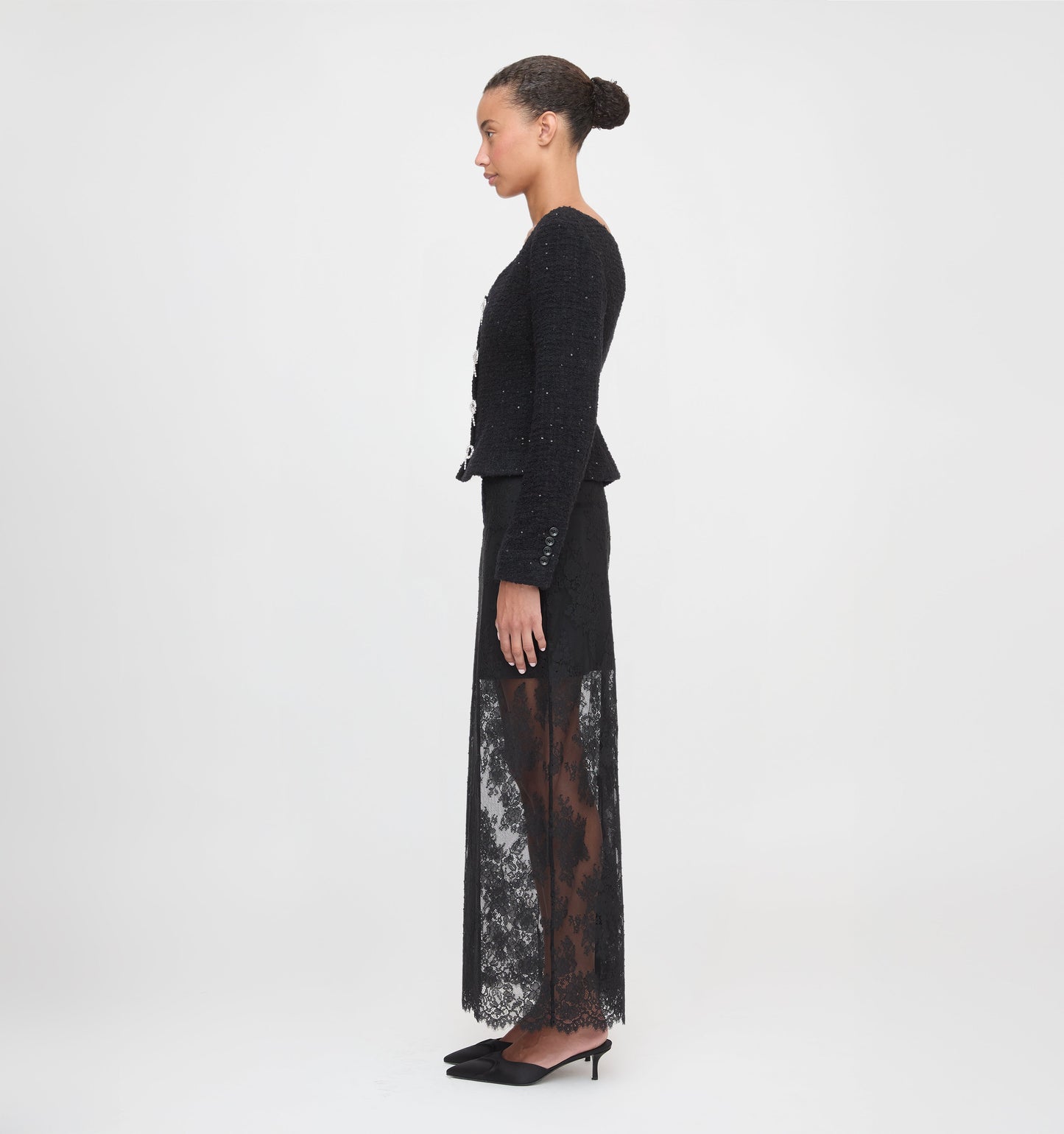 The Lark Skirt - Black Lace