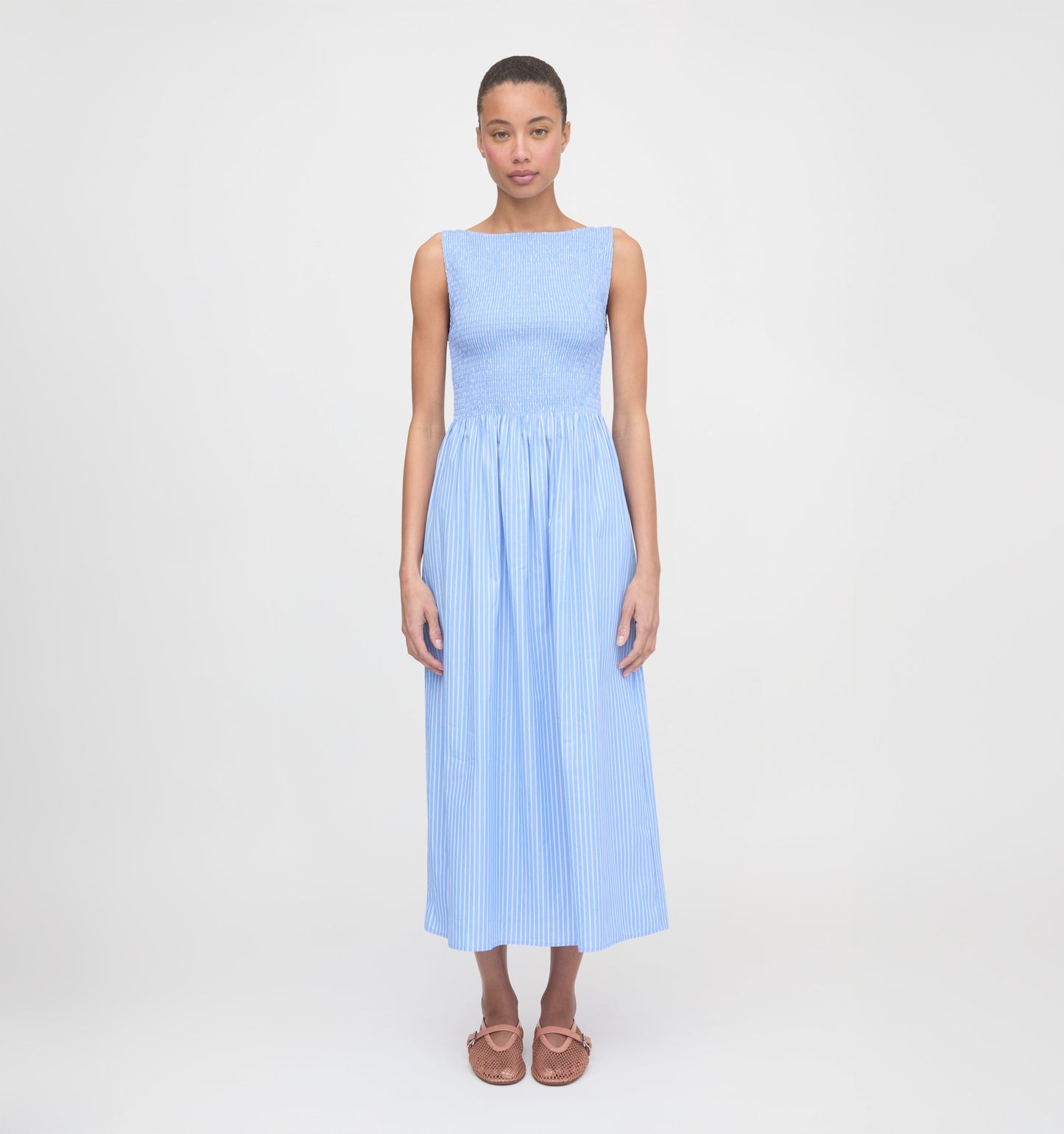 The Cosima Nap Dress - Blue Stripe
