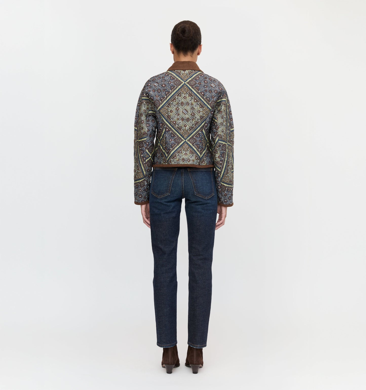 The Dax Jacket - Olive Equestrian Scarf