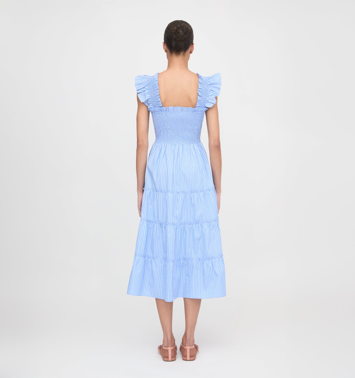 The Ellie Nap Dress - Blue Stripe