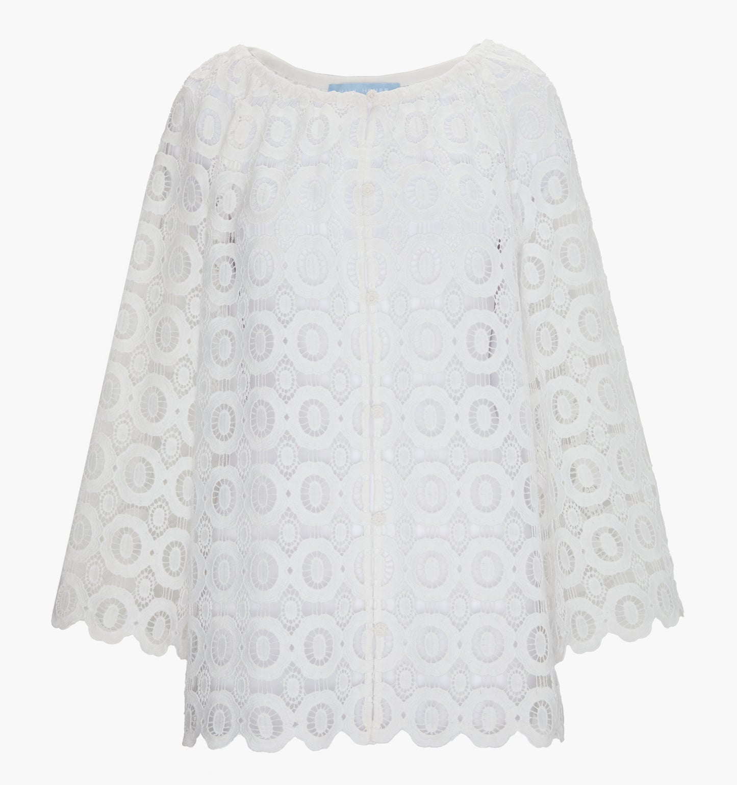 The Enella Tunic - White Broderie