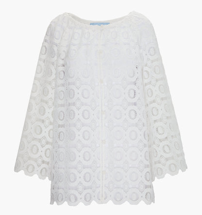 The Enella Tunic - White Broderie