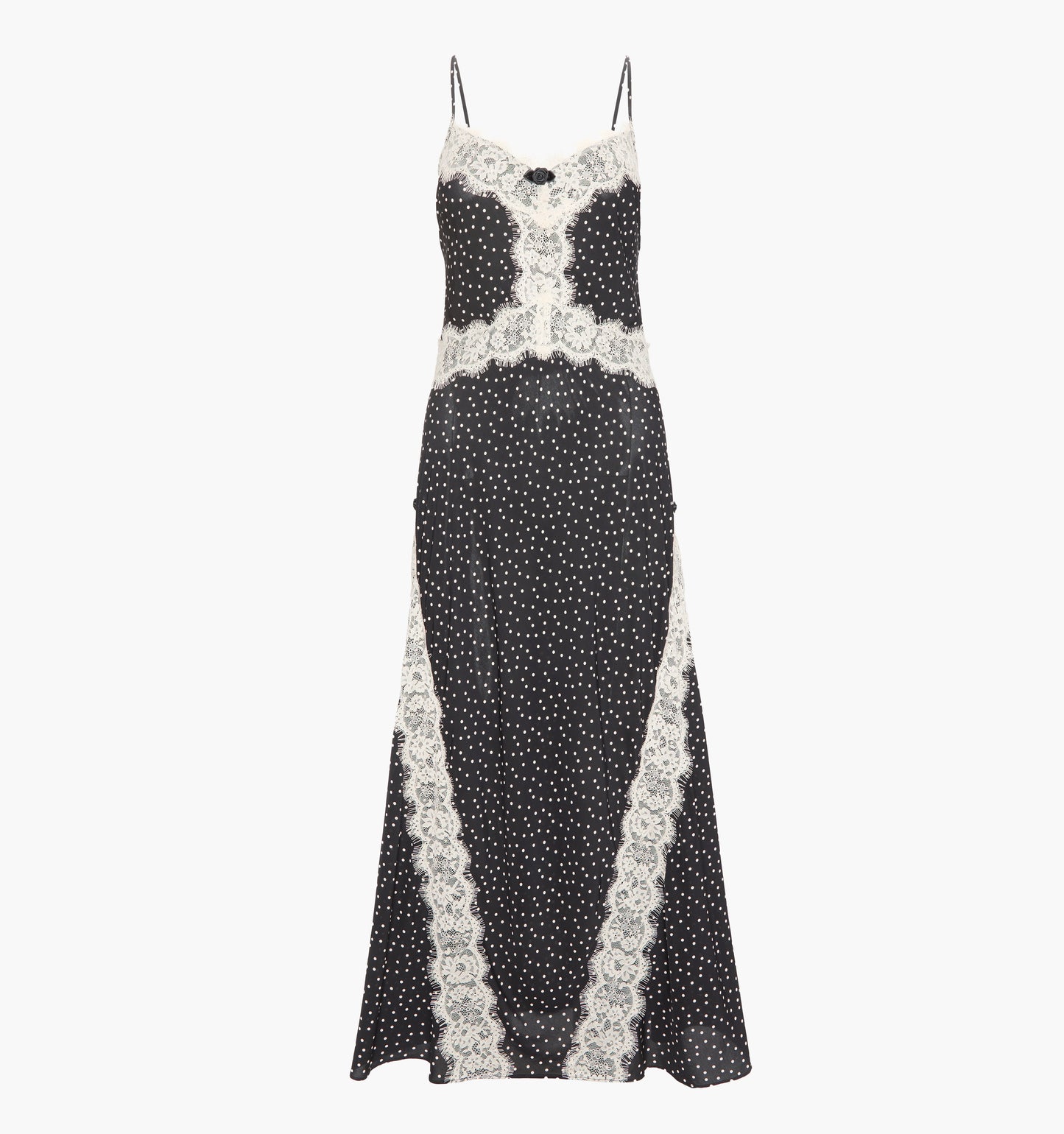 The Francesca Dress - Black Polka Dot