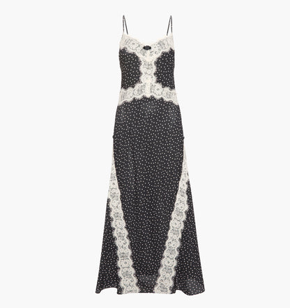 The Francesca Dress - Black Polka Dot