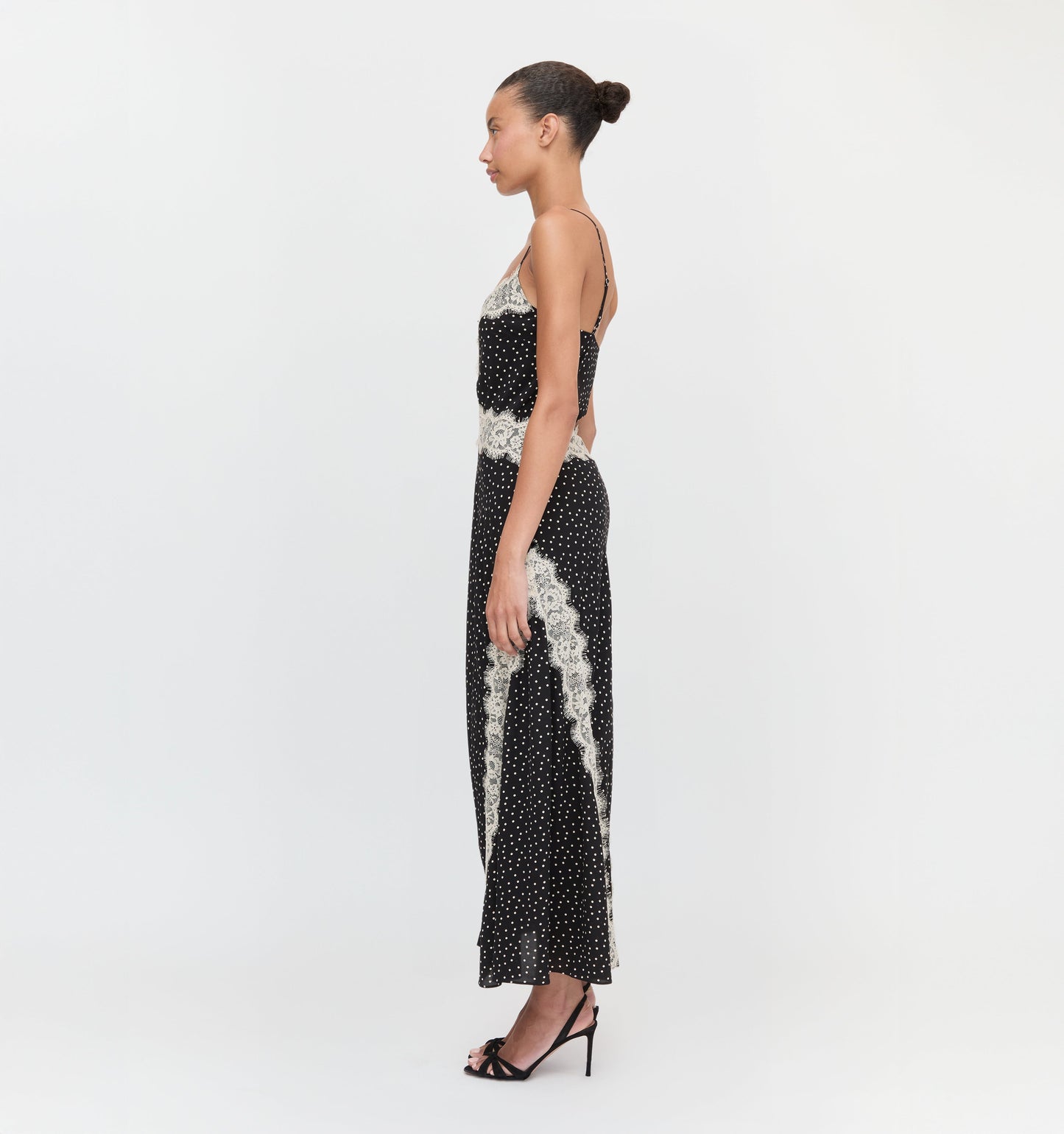 The Francesca Dress - Black Polka Dot