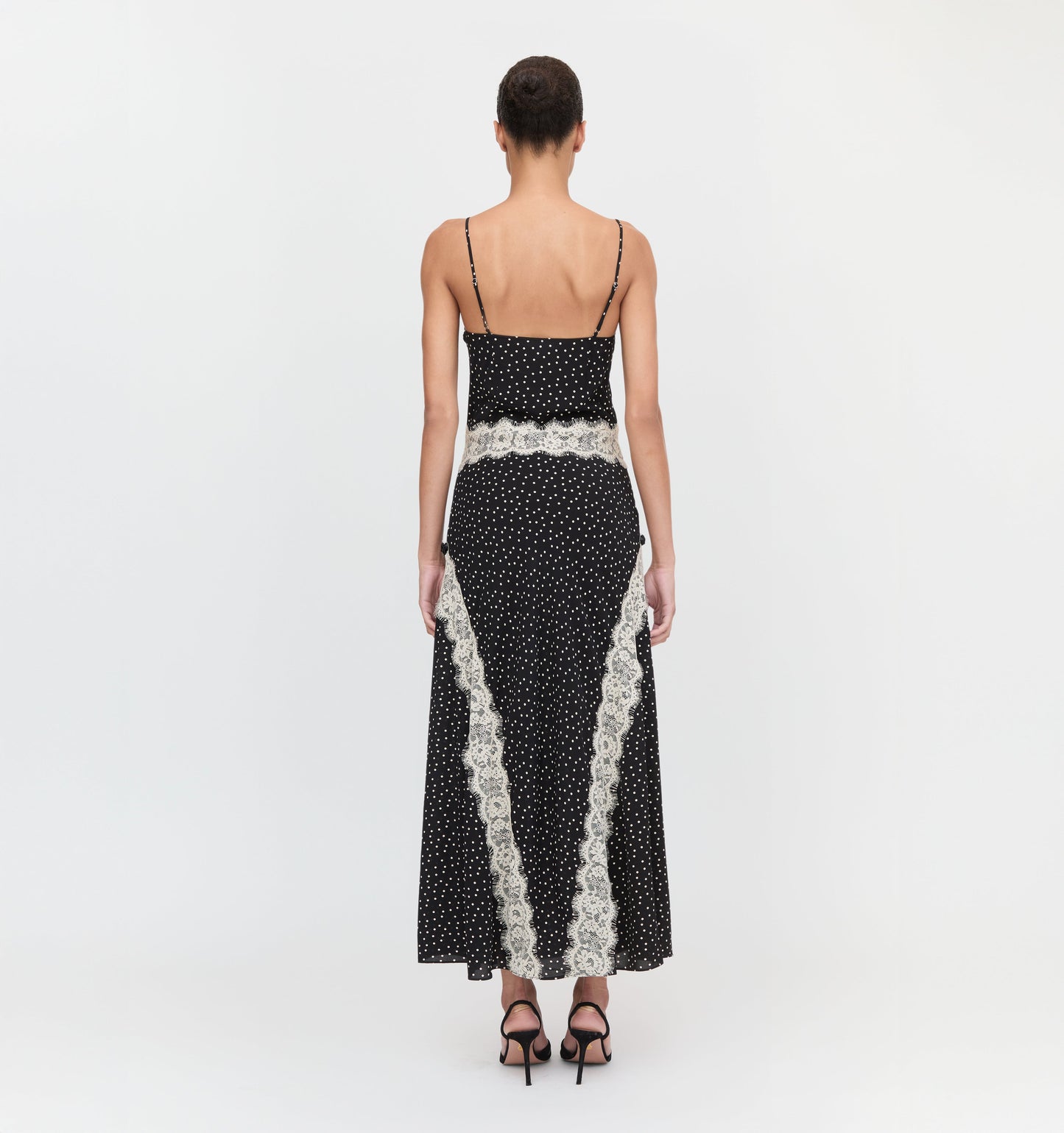 The Francesca Dress - Black Polka Dot