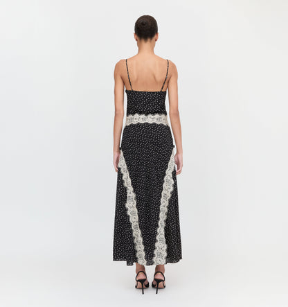 The Francesca Dress - Black Polka Dot