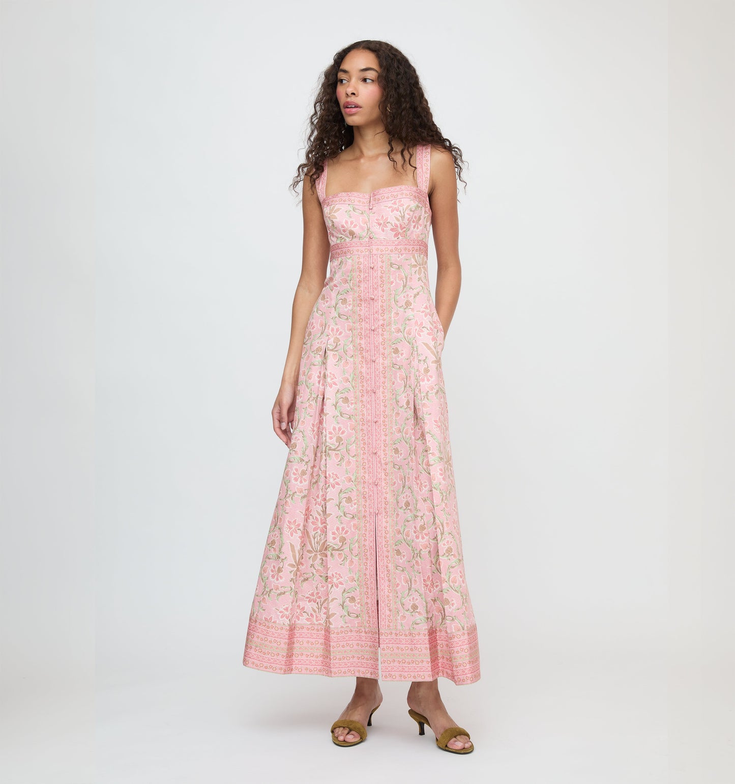 The Hope Dress - Daffodil Brocade