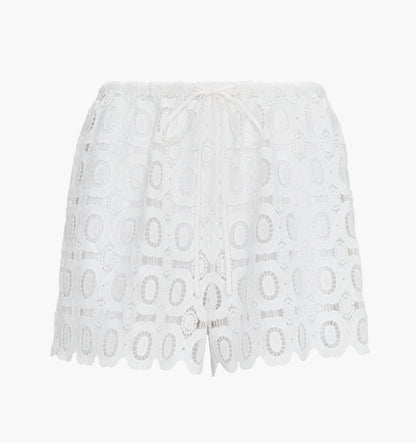 The Kaya Short - White Broderie