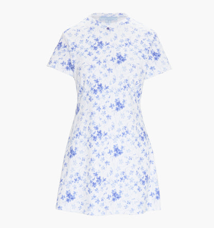 The Maggie Nightgown - Blue Sweet Peas