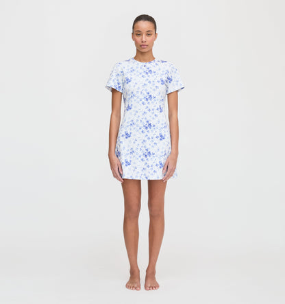 The Maggie Nightgown - Blue Sweet Peas