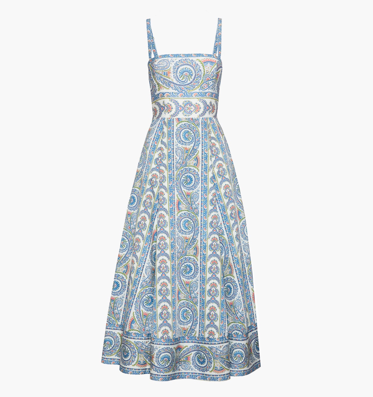The Margot Dress - Blue Corsica Paisley