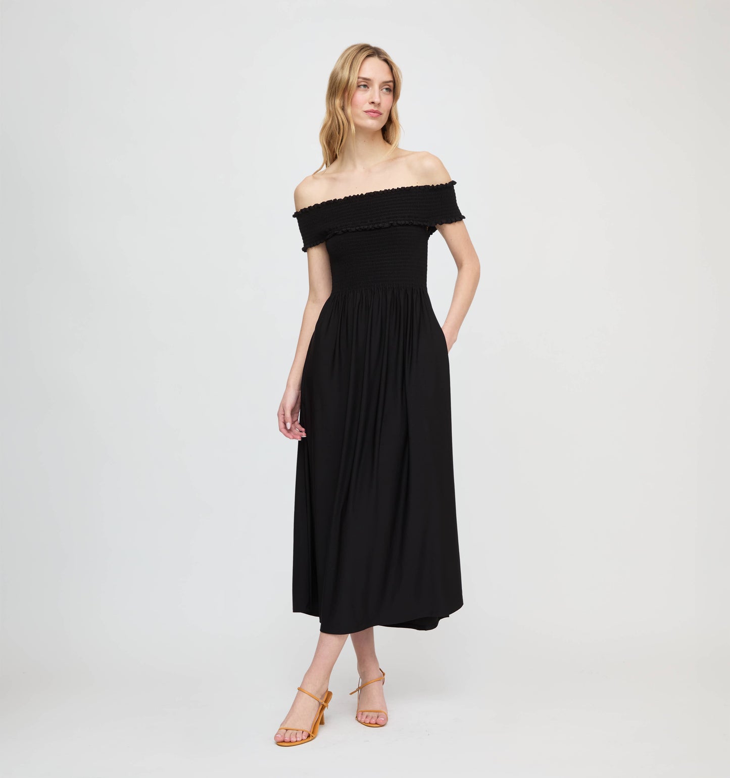 The Marguerite Nap Dress - Black
