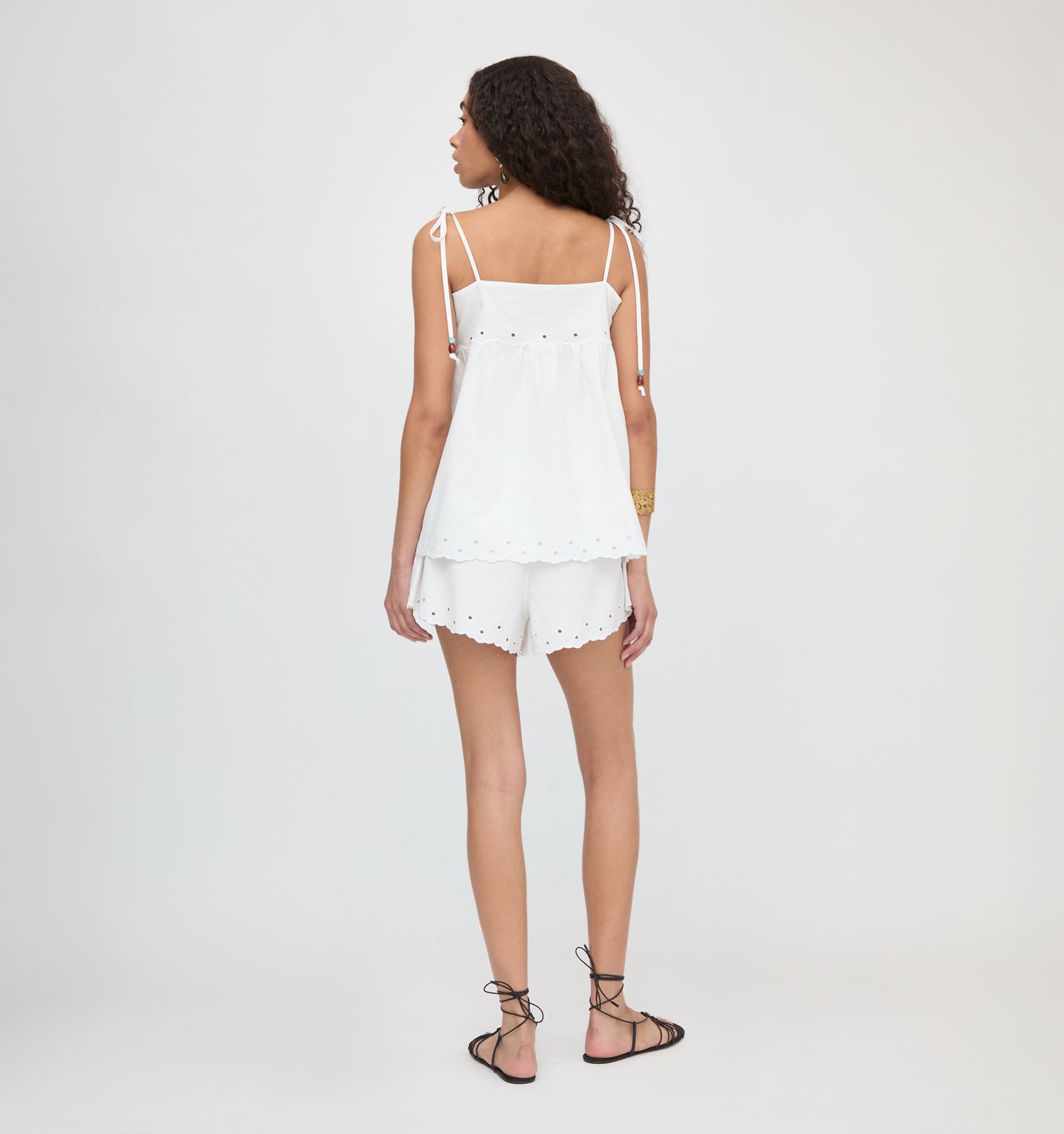 The Jessie Short - White Linen