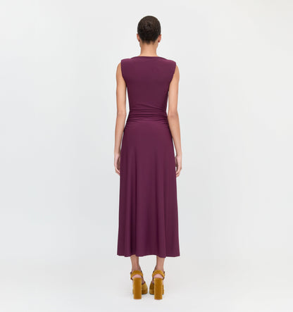 The Sloane Dress - Aubergine