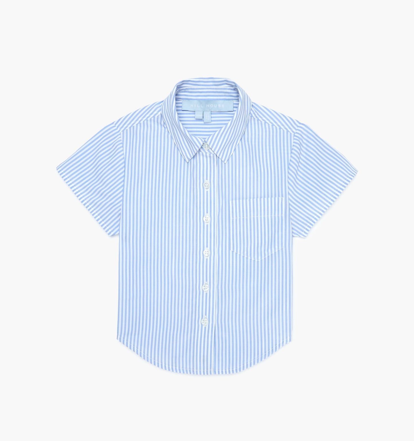 The Tiny Beau Shirt - Blue/White Stripe